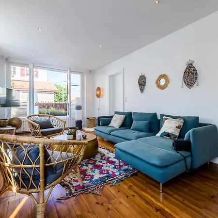 Apartment Aloe Keyweek Architect With Terrace And Garage Biarritz
